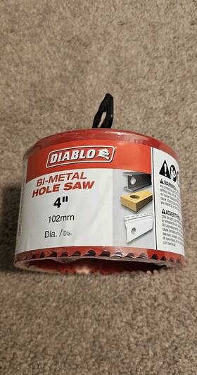 Diablo 008925167594 Bi-metal Hole Saw 4 Inch