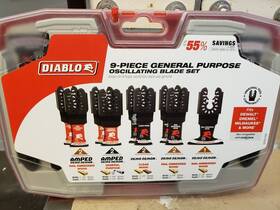 Dou9s Diablo 008925173878 9 Piece General Purpose Oscillating Blade Set