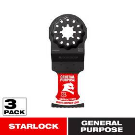 Diablo 313024794719 1-1/4 Inch Amped Demo Demon Starlock Carbide Teeth Oscillating Blades For General