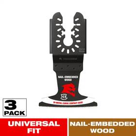 Diablo 313111990956 2-1/2 Inch Demo Demon Universal Fit Bi-metal Oscillating Tool Blades For Nail-emb