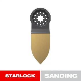 40-grit Diablo 445043438404 1-1/4 Inch Starlock Carbide Grit Oscillating Detail Sanding Plate
