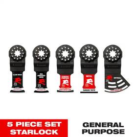 Diablo 445049152175 5 Pc Starlock General Purpose Oscillating Blade Set