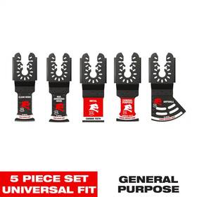 Diablo 711181374520 5-pc Universal Fit General Purpose Oscillating Blade Set
