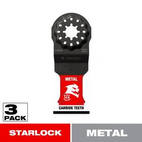 Diablo 726084184251 1-1/4 Inch Amped Steel Demon Starlock Carbide Teeth Oscillating Blades For Metal