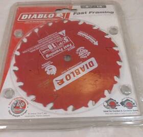 D0518xh Diablo 5-1/2 In X 18-tooth Fast Framing Saw Blade Construction 10mm Arbor Only