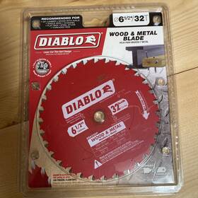 D0632gpx Diablo Wood And Metal Carbide Blade 6-1/2 Inch X 32t