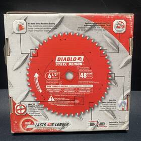 D0648fa Diablo 6-1/2 Inch X 48 Steel Demon Tcg Ferrous Cutting Blade 5 Pack. Rc