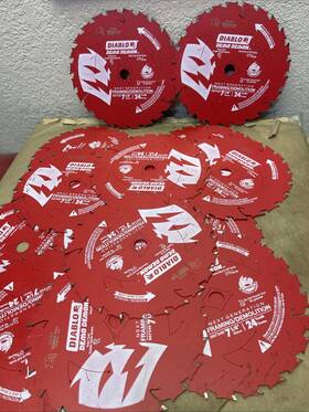 D0724d Diablo New Lot Of 14 7-1/4 Inch Carbide Tipped 24teeth Circular Saw Blade