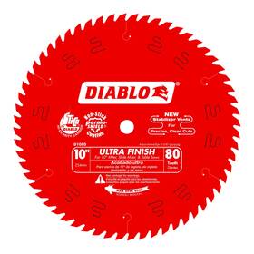 D1080x Diablo 10 Inch X 80-teeth Ultra Finish Saw Blade For Wood