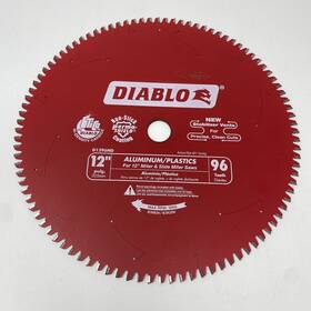 D1296nd Diablo 12 Inch X 96 Teeth Aluminum/ Plastic Saw Blade