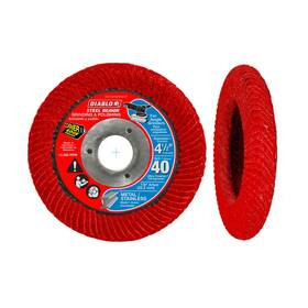 Dcc045040n01f Diablo 4-1/2 Inch 40-grit Steel Demon Corner-edge Flap Disc For Meta