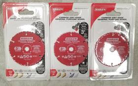 Dcw030car101f Diablo 3 Inch Carbide Grit Edge General Purpose Wheel X3 New