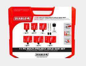 Dhs11sld Diablo Hole Saw Kit 11pc - New In Factory Packaging