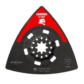 Dos20cgsp Diablo 3-1/2 Inch 20-grit Starlock Carbide Grit Oscillating Sanding Plate