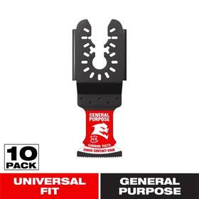 Diablo Dou125cgp10 10-pack 1-1/4 Inch Carbide Curved Contact Edge Oscillating Blade