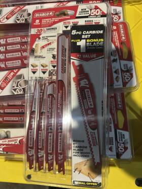 Ds005scpc Diablo Reciprocating Saw Blade Set
