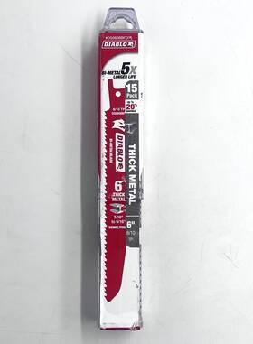 Ds0608bfd15 Diablo 15-pack 6in 8/10 Tpi Recip Blades For Thick Metal