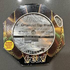 Lu82m008 Diablo Freud 8-inch 48 Tooth Tcg Crosscut/rip Saw Blade With 5/8 Arbor - Euc