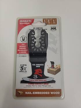 Dou250bw Diablo Tools 5967122 2-1/2 Universal Bi-metal Oscillating Nail Wood Model#