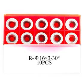 Y16mm-10 Dirtech 16mm Round Carbide Inserts Cutters Knives 16 3.0mm-30 Woodworking Ind