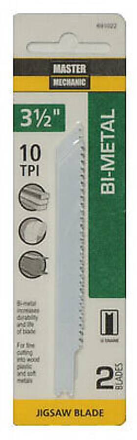 691022 Disston Company 2-pack 3.5-inch 10-tpi Bi-metal/cobalt Jigsaw Blade -691022