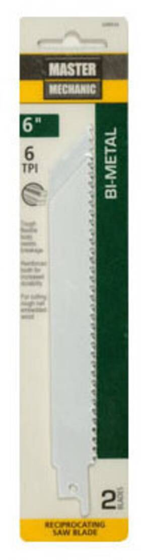 698926 Disston Company 5 Pack Reciprocating Saw Blade 6-tpi Bi-metal/cobalt 6- Inch 2-pk