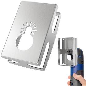 Diyiiron 705353836176 Square Slot Cutter For Dewalt And Milwaukee Stainless Steel Hole Rec