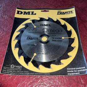 Td718 Dml Nip Omega 7-7 1/4 Inch X 18 Tooth Thin Kerf Saw Blade Dyanite Carbide Teeth