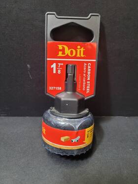 327158 Do It Best Nip 1-7/8 Inch Hole Saw With Arbor Carbon Steel For Wood And Plastic 7/8 Cutting Depth