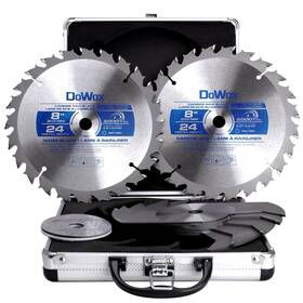 Dowox 788362611408 Dado Blade Set 8-inch 24-tooth With 5/8-inch Bore - 23 Pieces