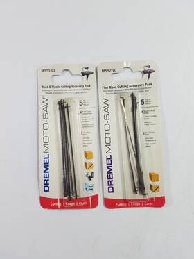 2615ms51aa Dremel 2 Moto-saw 5pc Ms51 Wood And Plastic Blades Ms52 Fine Cutting