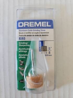 8193 Dremel 5/8 Inch D X 1 L Aluminum Oxide Grinding Stone Cylinder 35000 Rpm Pc