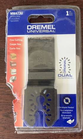 Mm473u Dremel Oscillating Tool Blade Carbon Steel Has Rust As Shown