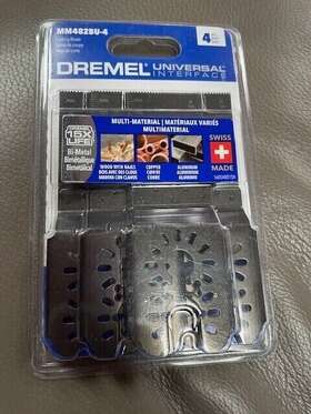 Mm482bu-4 Dremel Mm480bu-4 New Universal Interface 4 Pack Cutting Blades Swiss Made Sealed