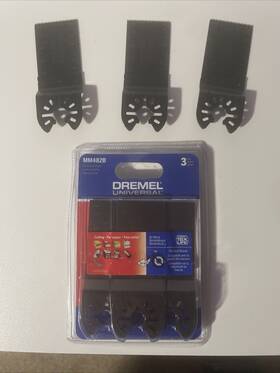 Mm482b Dremel Lot 6 Universal Multi-tool Blades Quick-fit All New 3 Open Box
