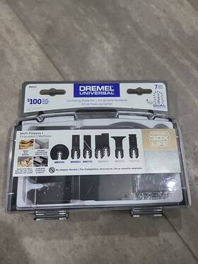 Mm497u Dremel 7pc. Universal Dual Interface Oscillating Blade Kit