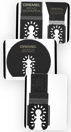 Mm620u Dremel Bundle Universal Oscillating Blades For Cutting And Scraping Projects
