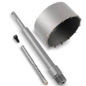 Dxconc010115 Drilax 4-1/2 Inch Concrete Hole Saw Sds Plus Shank For Cinder Block Stucco Cement Br