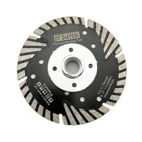 Dt142450858 Dt-diatool 4.5 Inch Diamond Turbo Blade Cutting Granite Marble Concrete Hard
