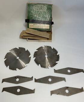 9-4888 Dunlap Vtg Groover And Dado Cutters Cat. No. Diameter 5 1/2 Inch Read Condition