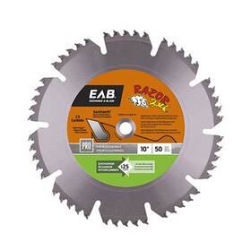 1016832 Eab Tool Company Inc 2 Pack - Saw Blade Razor Back 10- Inch X 50t -1016832