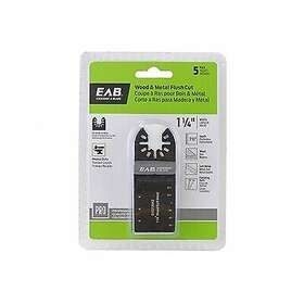 1070232 Eab Tool Company Inc Flush Cut Oscillating Blade Bi-metal 1-1/4- Inch 5-pk. -1070232