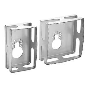 Eeekitonline 655887860805 2pcs Square Slot Cutter For Dewalt Oscillating Multi-tool Drywall Outlet