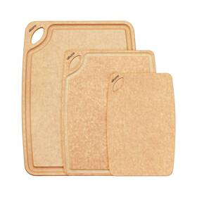 Eh-3in1cs Elihome Classic Series 3-in-1 Cutting Board Set For Kitchen Natural Wood Fiber Compo