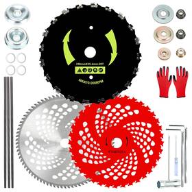 Eo-dp-04 Eopoayi 9 Inch X 36t Carbide Tipped Blades And 20t Chainsaw Weed Eater Blade 10 8