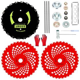 Eo-dp-06 Eopoayi 9 Inch X 36 Teeth Carbide Tipped Blades And 20t Chainsaw Tooth Brush Blade Com
