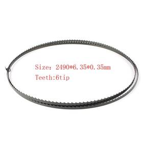 Eparts 996812223983 1x Wood Band Saw Bandsaw Blade 2490mm X6.35mm X6 Tpi Metal Cutting Tool