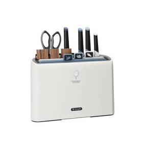 Etespie 663810025924 Smart Cutting Board And Knife Set Self Cleaning W
