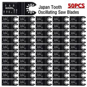 Es5007 Ettonsun 50pcs Wood Oscillating Multitool Saw Blades Universal Multi Purpose Tool Blad