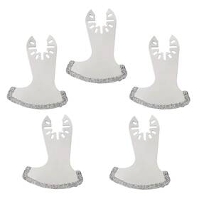 Es5042 Ettonsun 5 Pcs Diamond Oscillating Tool Blades Segment Swing Multitool Mortar Cutting